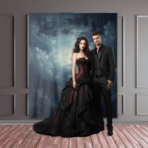 Tenture Pleine lune gothique Moody Sky XLarge