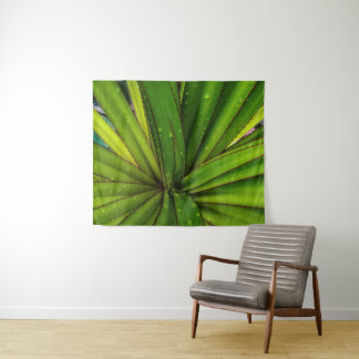 Tenture Pluie du matin sur le pandanus