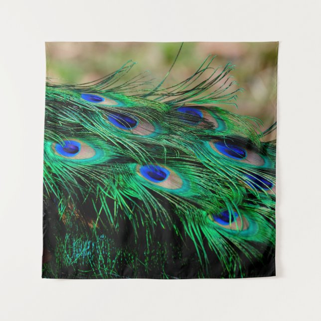 Tenture Plumes de paon (Devant)