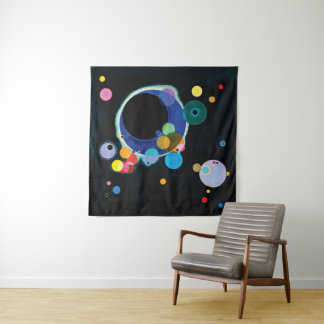 Tenture Plusieurs cercles par Wassily Kandinsky