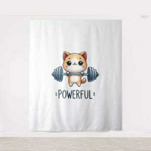 Tenture Poids de levage de chats puissants, jolie Gym Kitt