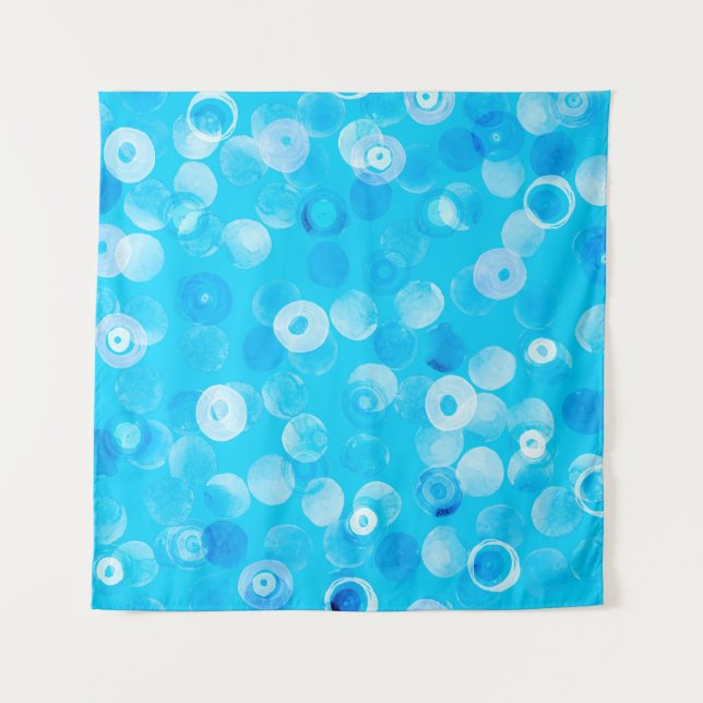 Tenture Pois Abstraits motif sans faille (Devant)
