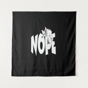 Tenture Poison de Frenchie Nope French Bulldog
