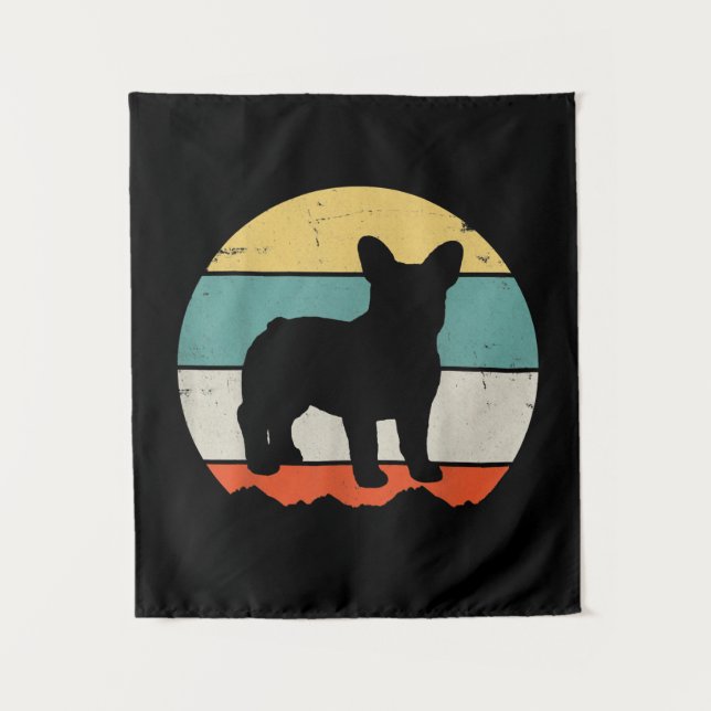 Tenture Poison de Frenchie | Vintage French Bulldog (Devant)