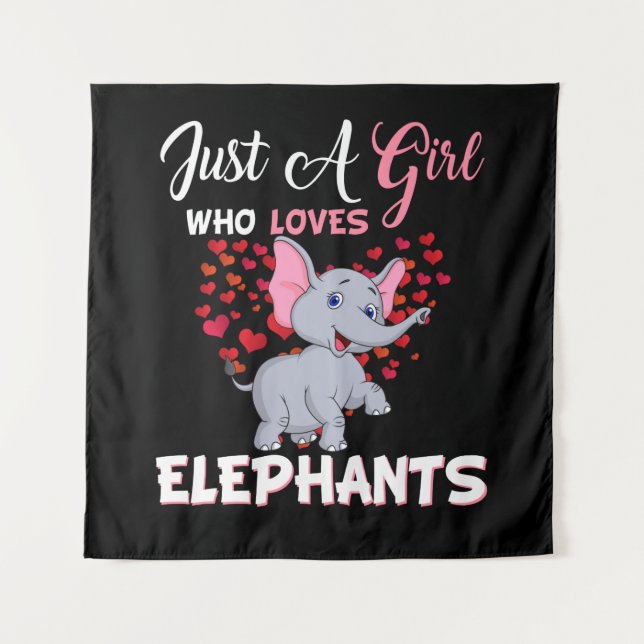 Tenture Poison de Just Girl Who Loves Elephants (Devant)