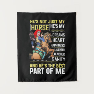 Tenture Poison d'Equestrian   Is Not Just My Horse