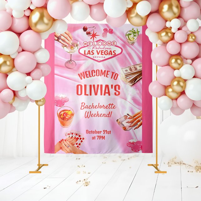 Tenture Poker Las Vegas Bachelorette Party (Créateur téléchargé)