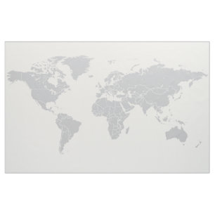 Tenture politique simple de tissu de carte du