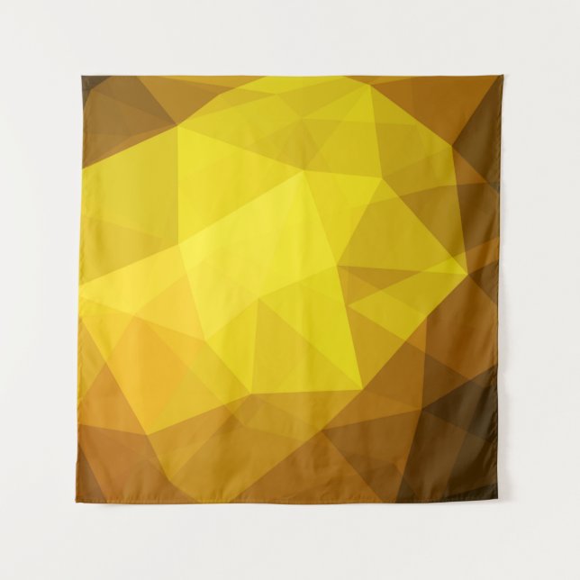 Tenture Polygone orange foncé. Un tout nouveau illu couleu (Devant)