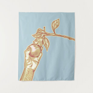 Tenture Pommes cueillette