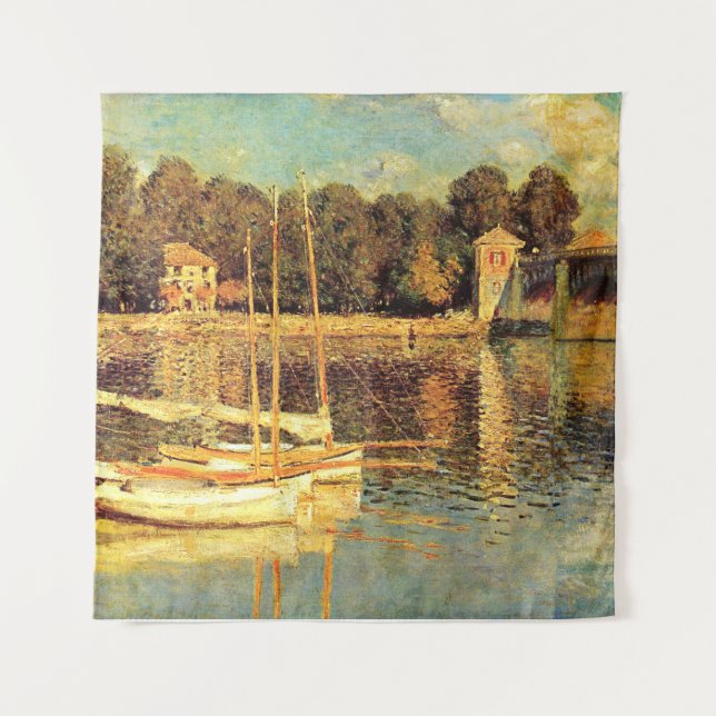 Tenture Pont d'Argenteuil Claude Monet (Devant)