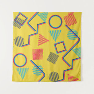Tenture Pop Art : Abstrait Coloré Sans Couleur.
