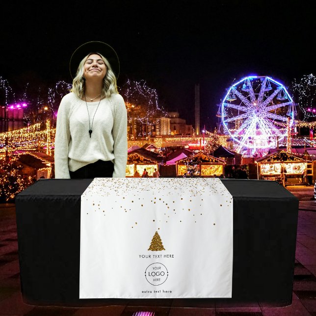 Tenture Pop Up Shop Table Bannière Marché de Noël Stand (Pop Up Shop Table Banner Christmas Market Stall Tapestry)