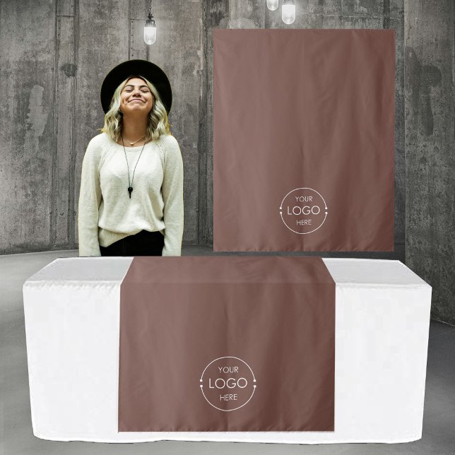 Tenture Pop Up Shop Table Runner Banner Business Logo (Pop Up Shop Table Runner Banner Business Logo Tapestry)