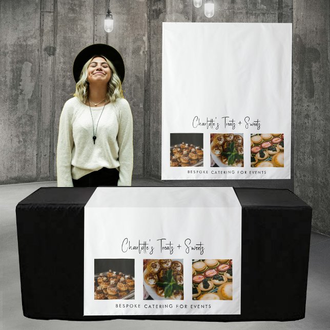 Tenture Pop Up Shop Table Runner Bannière Restauration Pho (Pop Up Shop Table Runner Banner Catering Photos Tapestry)