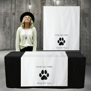Tenture Pop Up Shop Table Runner S'inscrire Business Dog V