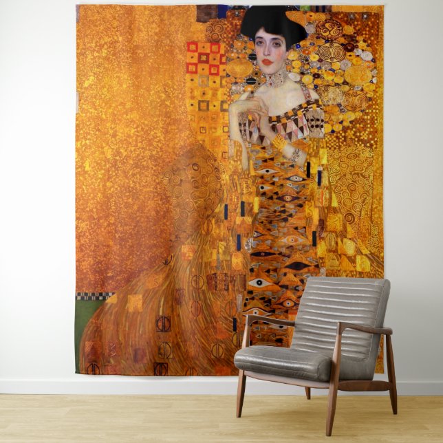 Tenture Portrait d'Adele Bloch-Bauer par Gustav Klimt (En situation)