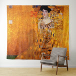 Tenture Portrait d'Adele Bloch-Bauer par Gustav Klimt<br><div class="desc">Gustav Klimt - portrait d'Adele Bloch-Bauer.  Autrefois emplacement de cette peinture : Österreichische Galerie dans le palais de belvédère à Vienne. Cette peinture a été vendue pour $135 millions à Ronald S. Lauder. Maintenant la peinture est montrée à son Neue Galerie à New York City.</div>
