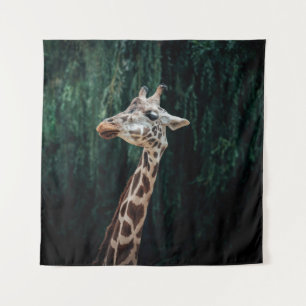 TENTURE PORTRAIT DE GIRAFFE CUIT