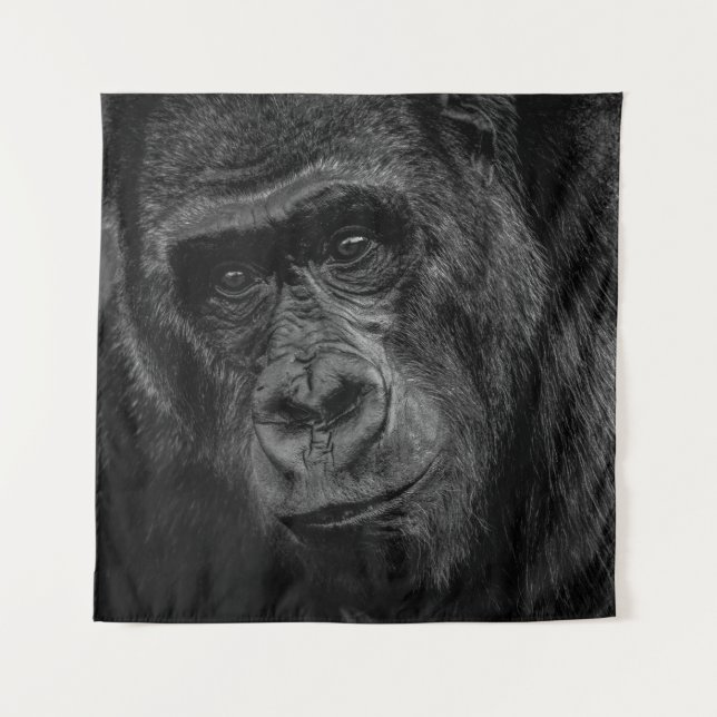 TENTURE PORTRAIT DE MONKEY SUR BW (Devant)