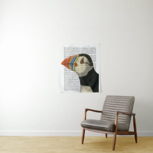 Tenture Portrait Puffin