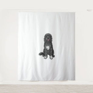 Tenture Portugais Water Dog Cute Dog Art