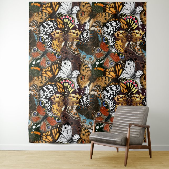 Tenture Poster de animal. Ailes papillons. (En situation)