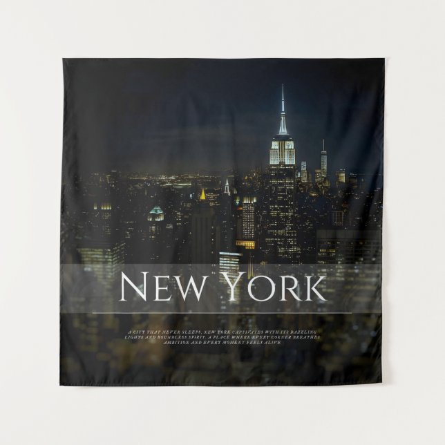 Tenture Poster de New York City Skyline - Modern Wall Art  (Devant)