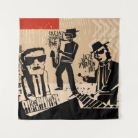 Poster du groupe de jazz vintage : Design Cool