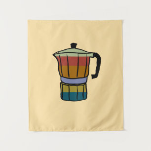 Tenture Pot Moka Retro
