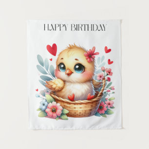 Tenture Poulet de naissance mignon.