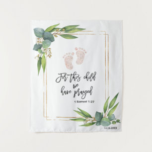 Tenture Pour Cet Enfant, Nous Avons Prié La Bible Verse