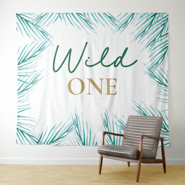 Tenture Premier Anniversaire de Wild One laisse Toile de F (En situation (horizontale))