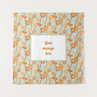 Pretty retro muted 1970 s flowers