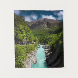 Tenture Printemps à la rivière Soča du pont Napoléon