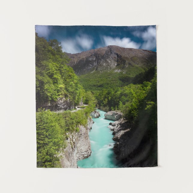 Tenture Printemps à la rivière Soča du pont Napoléon (Devant)