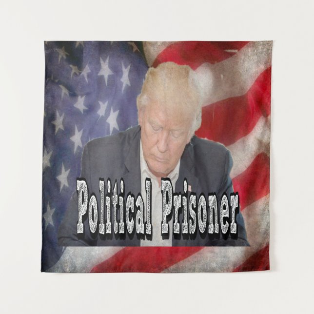 Tenture Prisonnier politique de Trump (Devant)