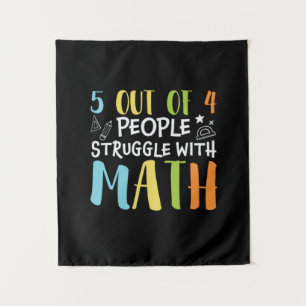 Tenture Prof de maths lutte avec les maths