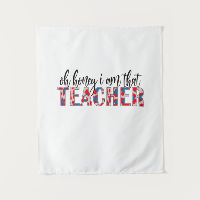 Tenture Professeur Art Je Suis Ce Professeur (Devant)