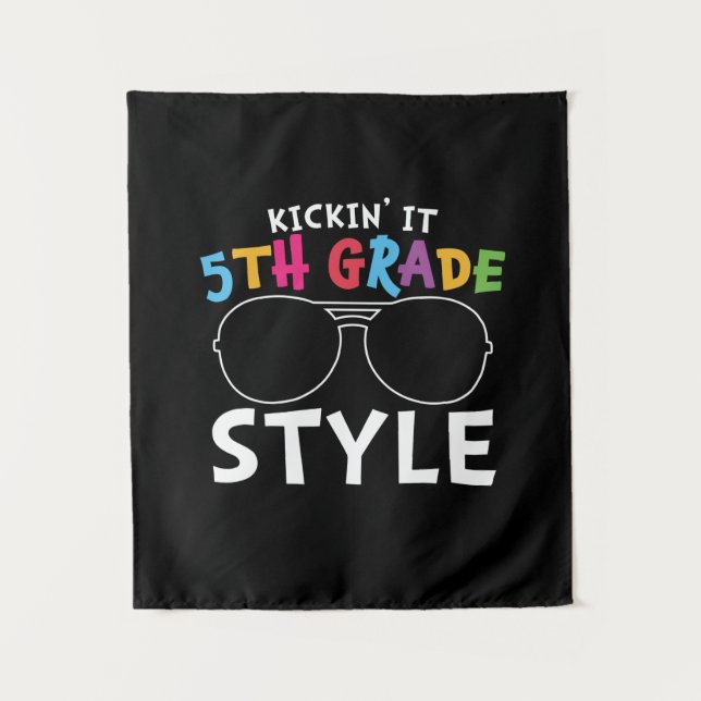Tenture Professeur de 5e année Style cinquième année (Devant)