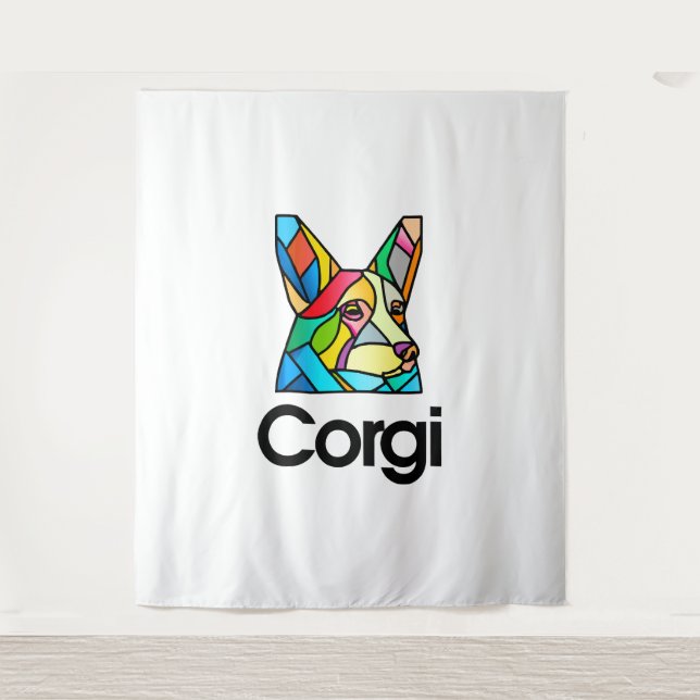 Tenture Propriétaire du chien de Corgi Pembroke Welsh Corg (Devant)