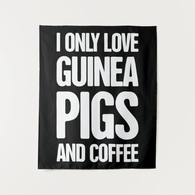 Tenture Propriétaire du porc de Guinée (Devant)