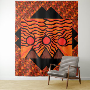 Tenture Pyramides d'autres mondes 2