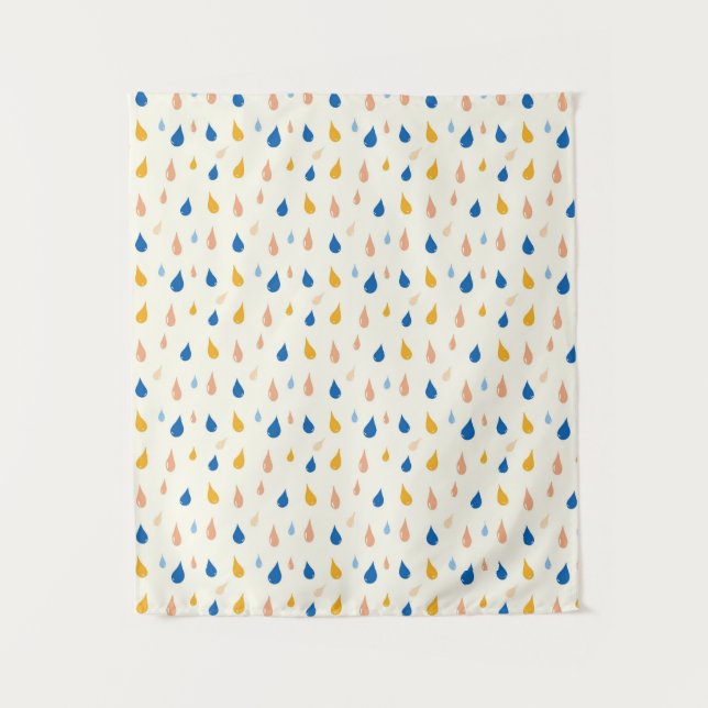 Tenture Quand il pleut, c'est joli (Devant)