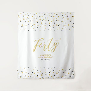 Tenture Quarante   Toile de fond pour fête d'anniversaire 