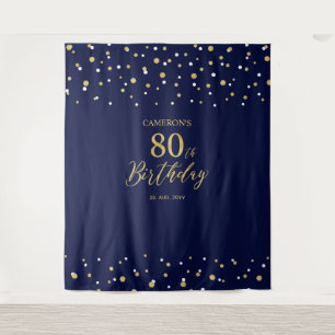 Tenture Quatre-vingts Fond de fête d'anniversaire 80 ans