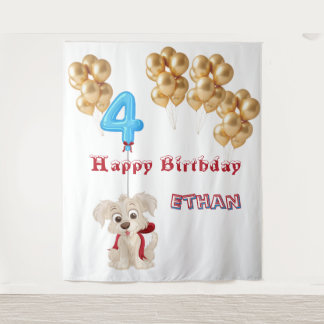 Tenture Quatrième anniversaire 