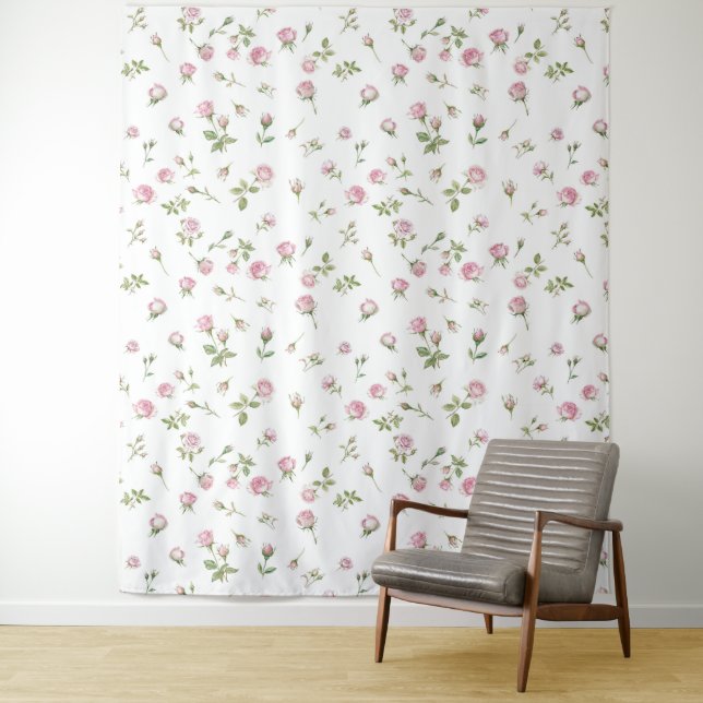 Tenture Quinceanera Rose Foncé Anniversaire (En situation)