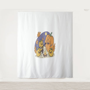 Tenture Raccoon Shirt Country Citrouille