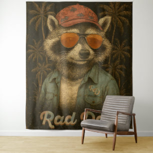 Tenture Rad Papa Drôle Bonne Fête des pères Vintage